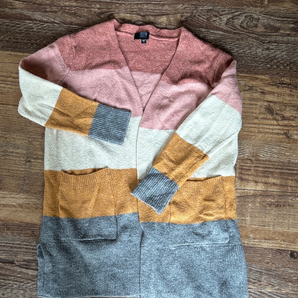 Colorblock Cardigan Sweater